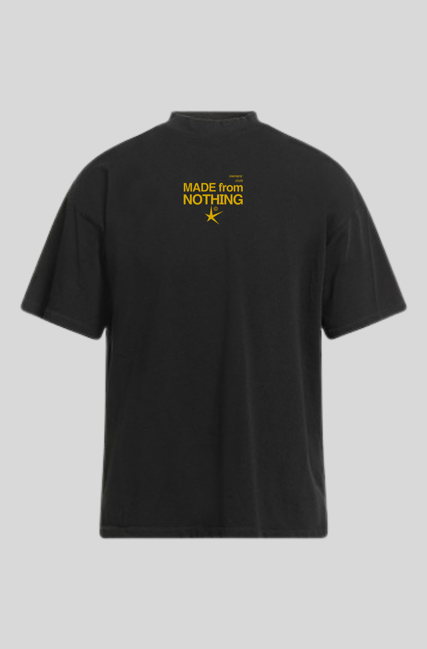 t-shirt logo gold
