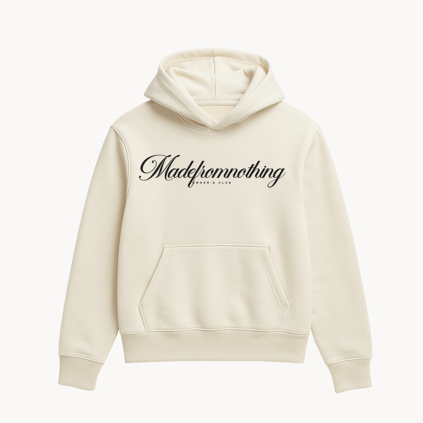 Felpa cappuccio Shettland Panna