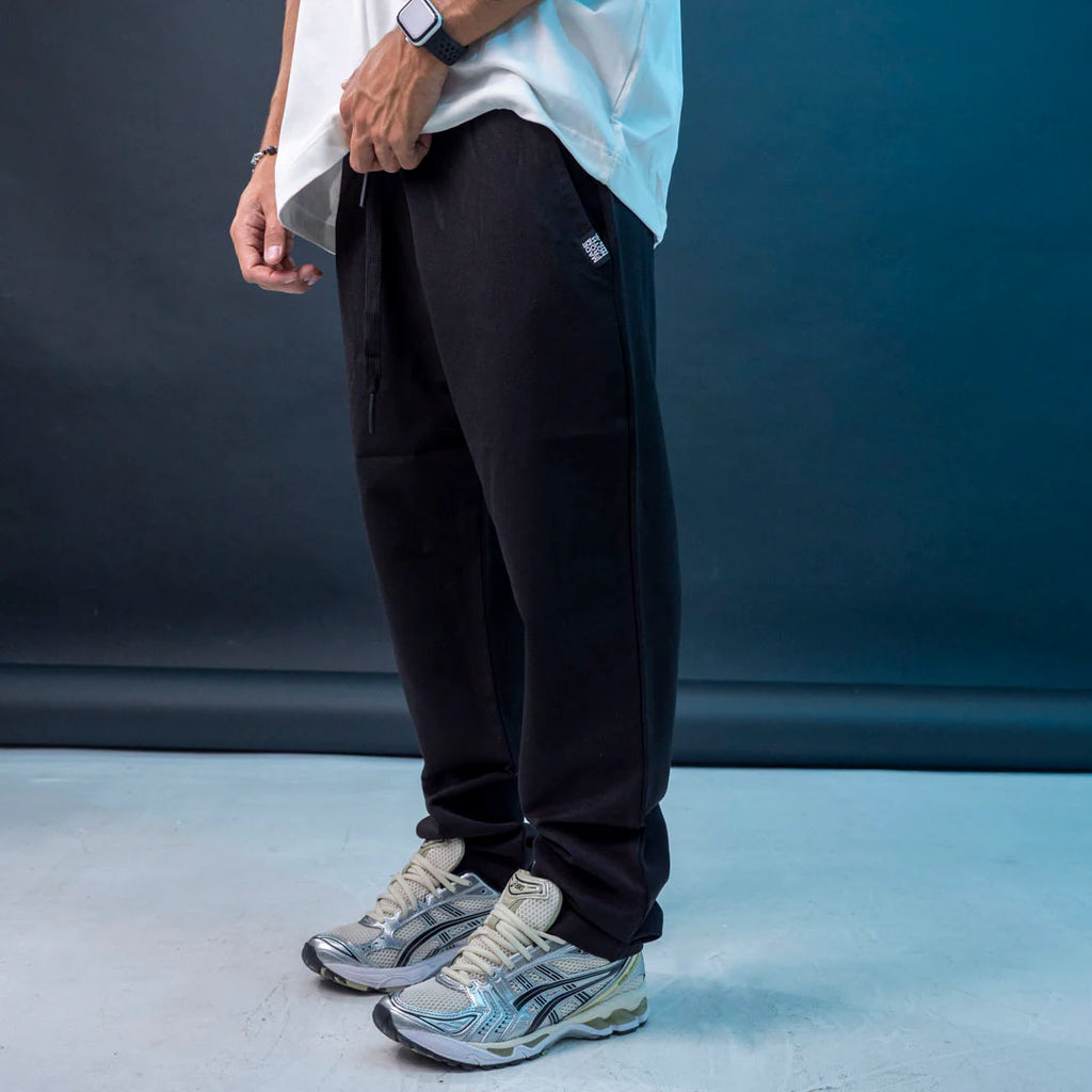 Pants Made con elastico Nero