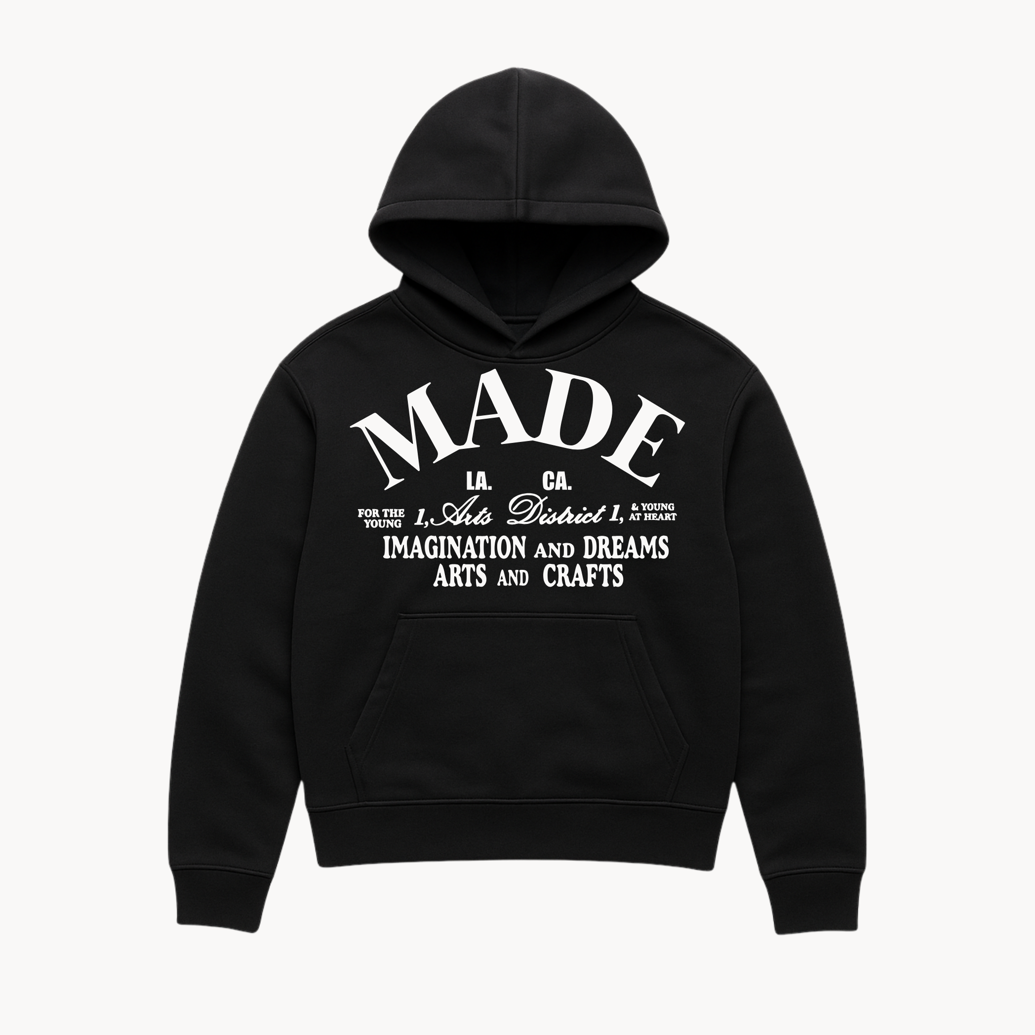 Felpa cappuccio Skulture Nero