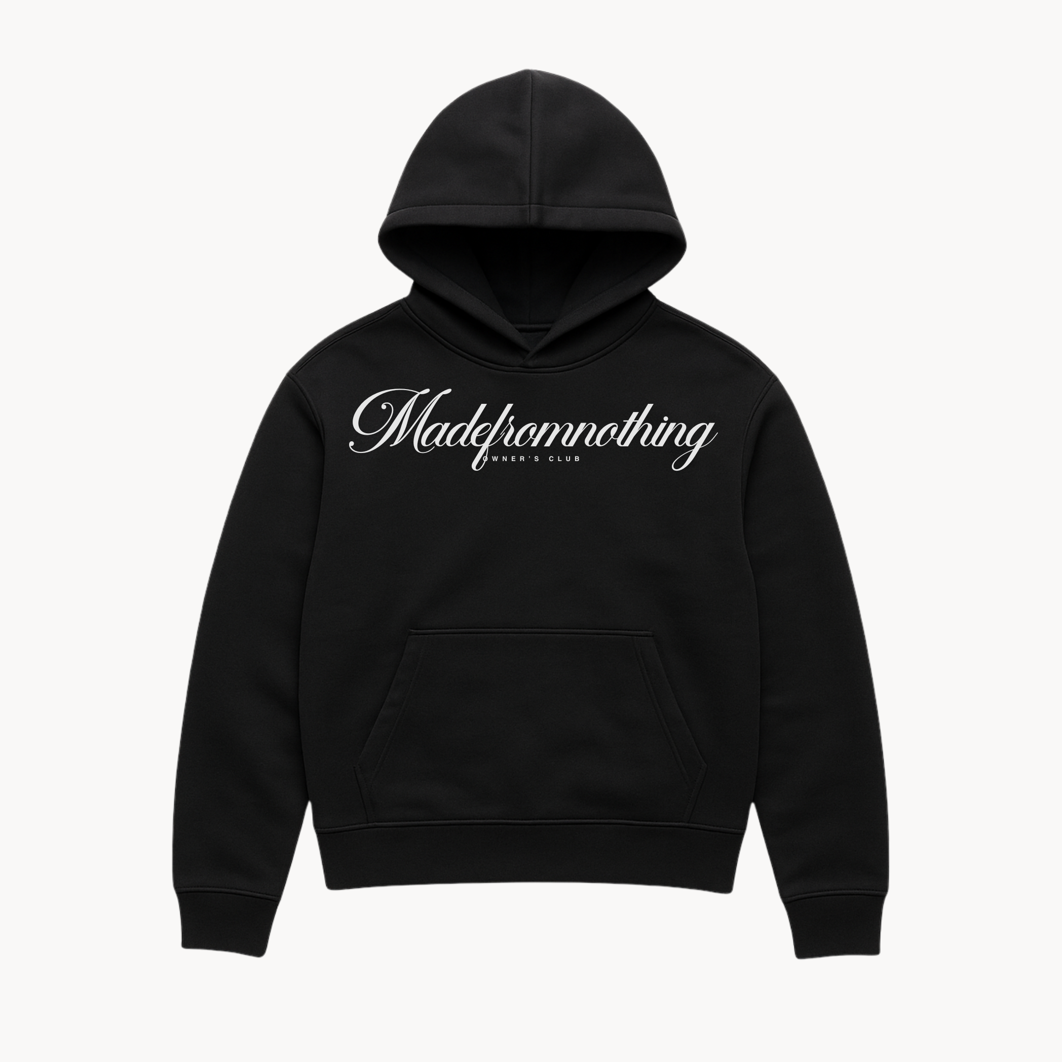 Felpa cappuccio Shettland Nero