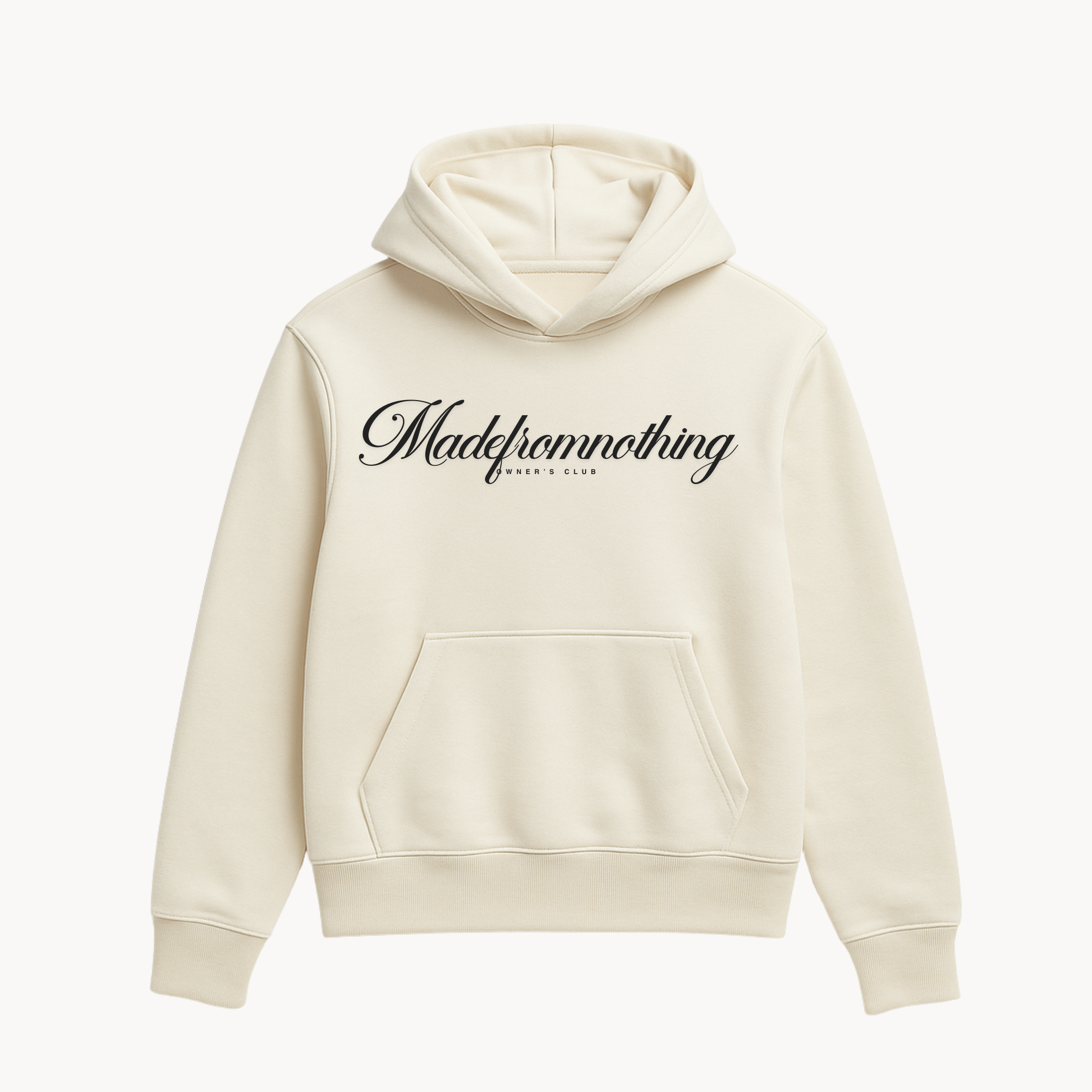 Felpa cappuccio Shettland Panna