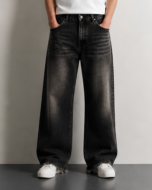 MFN BAGGY NERO SABBIATO