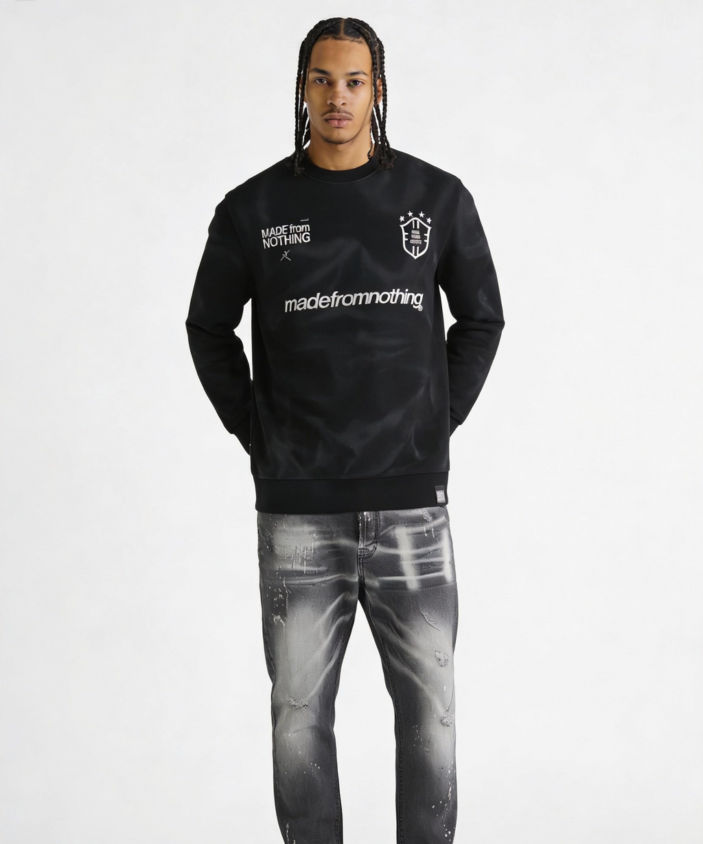 Felpa Soccer Spray girocollo