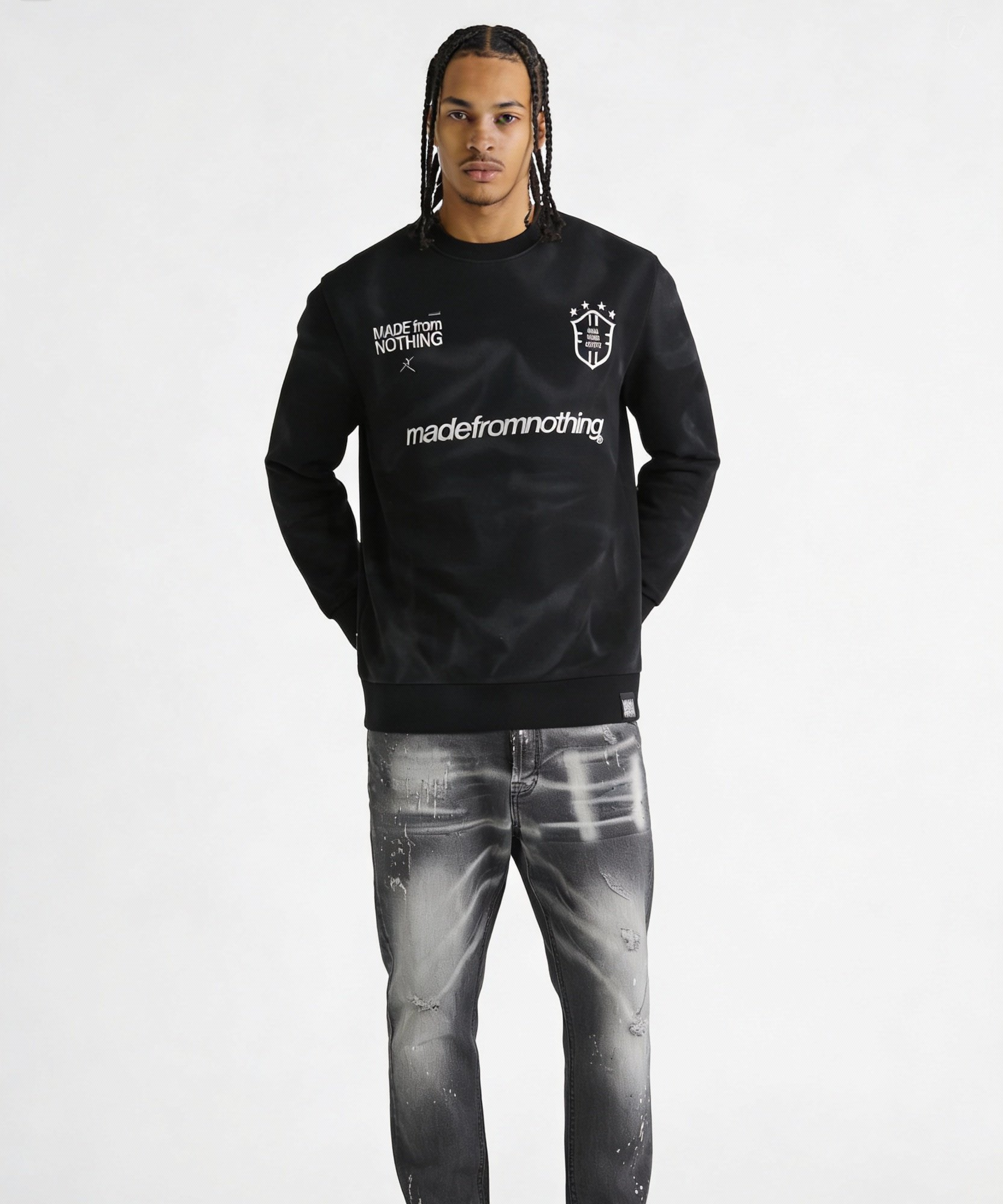 Felpa Soccer Spray girocollo