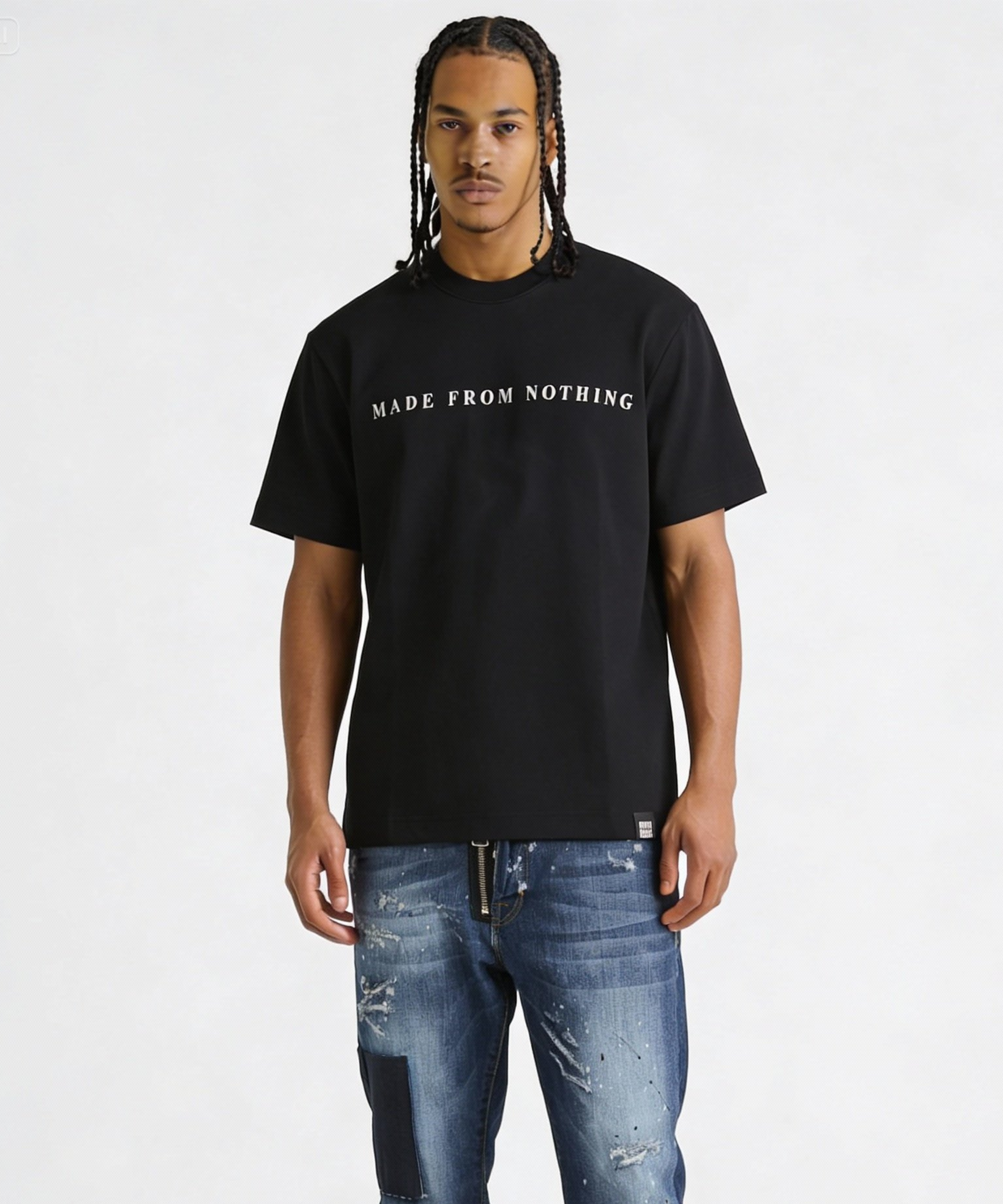 T-shirt Times New roman black