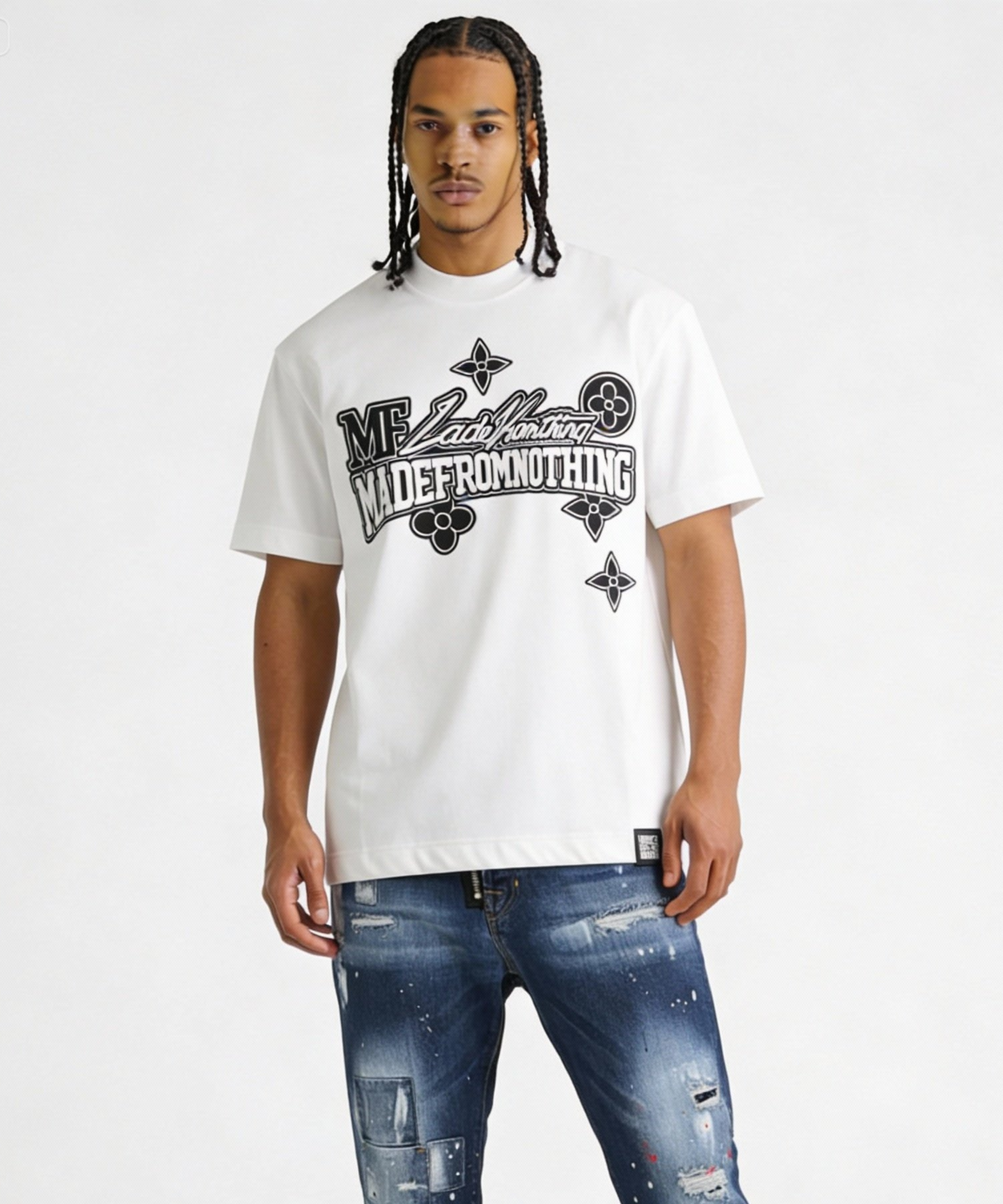 T-shirt Big logo white