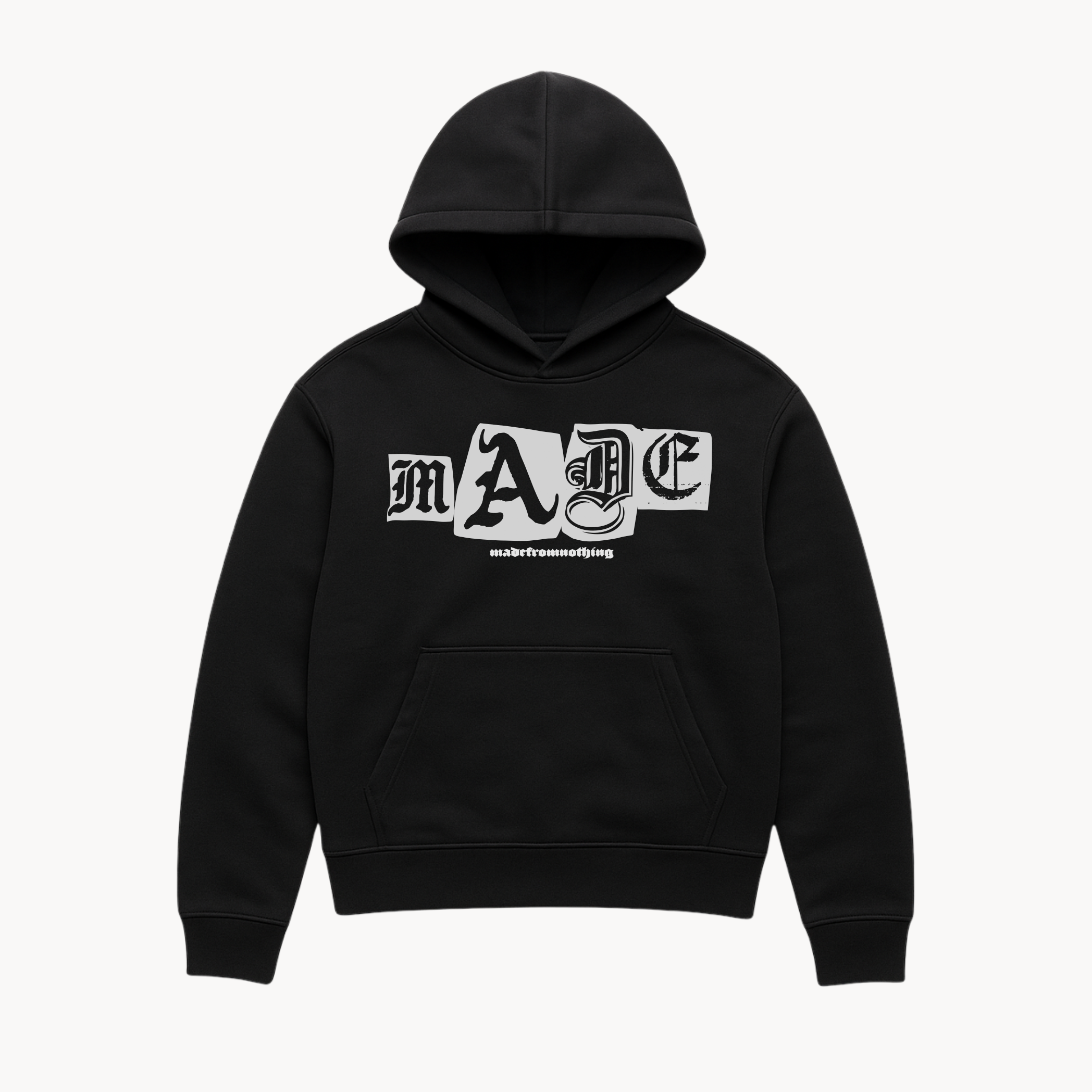 Felpa cappuccio Sfera Nero