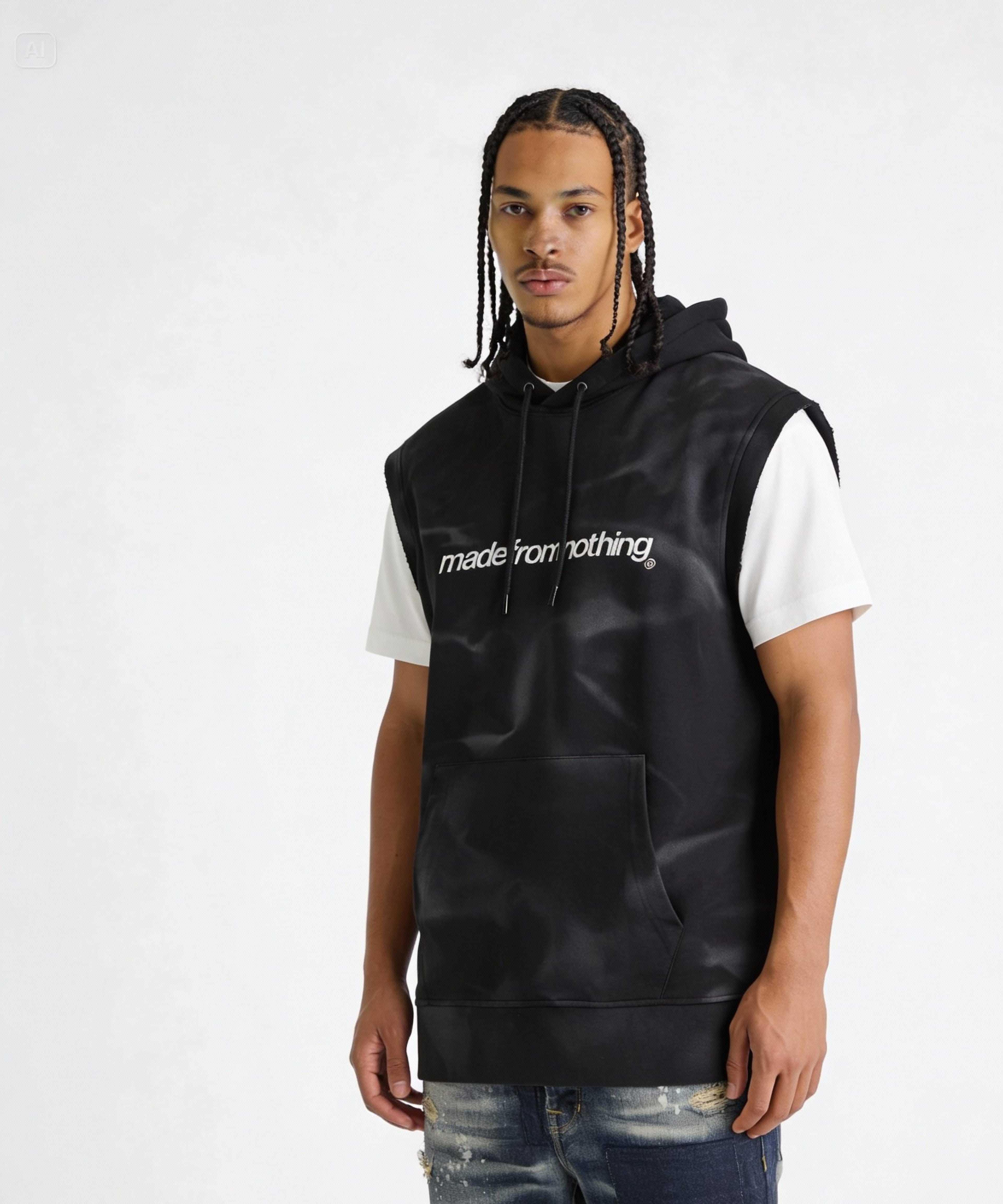 Felpa Spray Smanicata