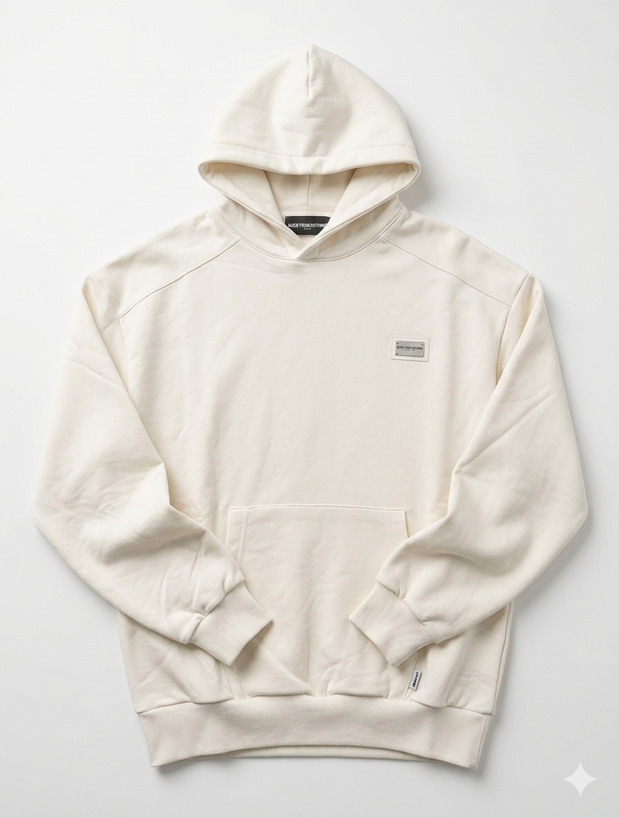 Felpa cappuccio applicazione