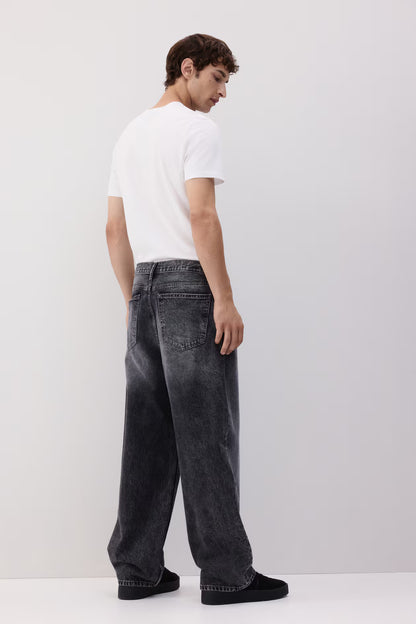 Denim baggy Nero\sabbiato